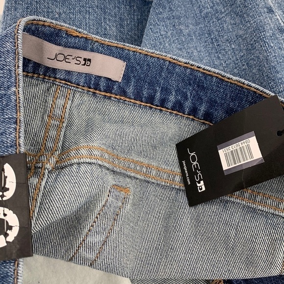 Joe's Jeans Easy Bermuda jean denim shorts Akila distressed cut-off women new 30 - Picture 5 of 6